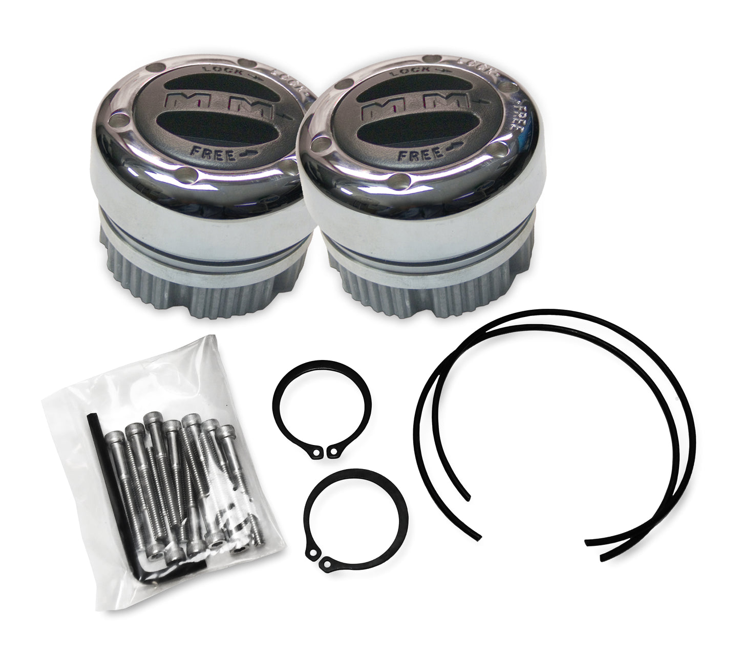 Premium Manual Locking Hubs Dana 30/44 19 Spline Mile Marker