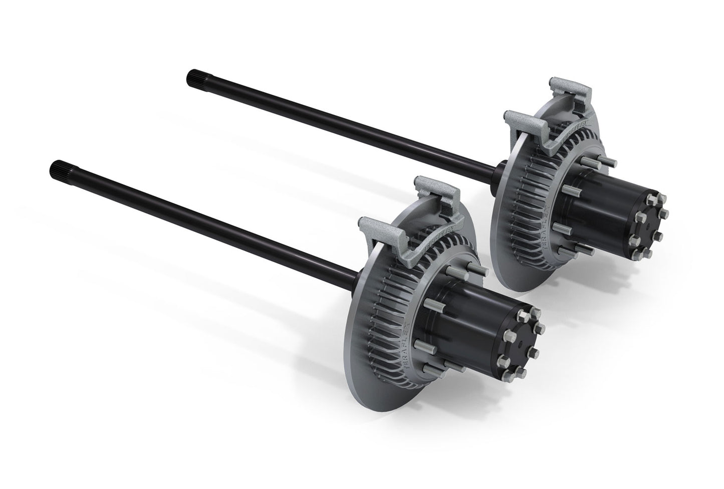 07-18 Wrangler JK Dana 44 Rear Axle 8-Lug Full-Float Conversion & Solid Big Rotors 30-Spline TeraFlex