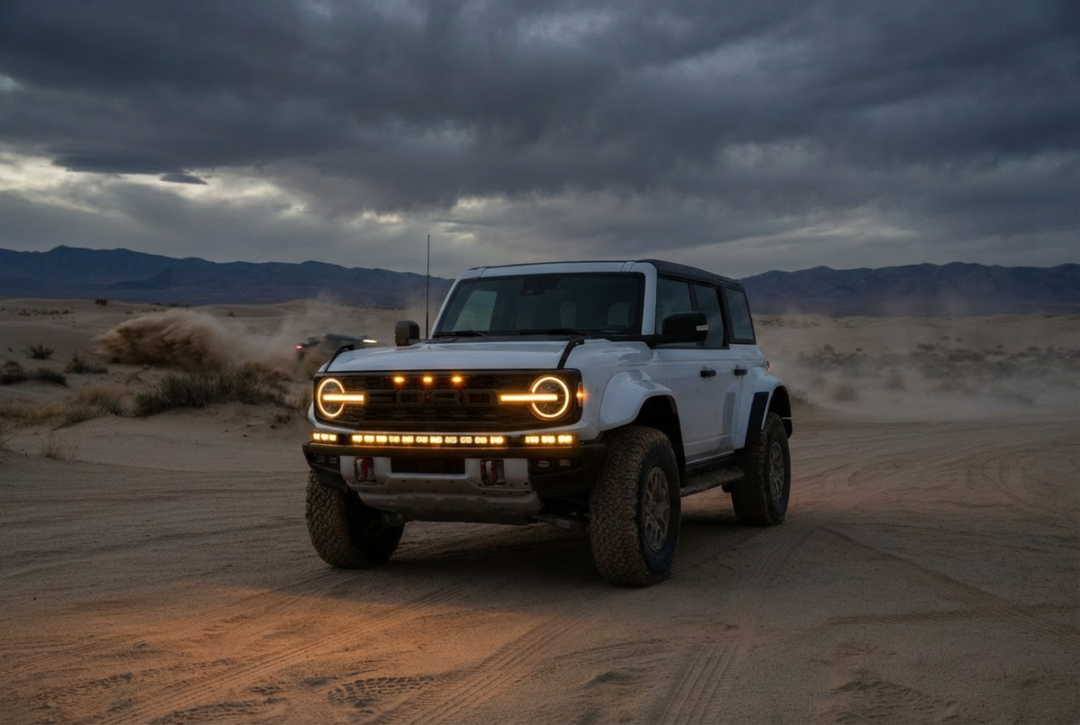 Bronco Raptor Light Bar Extensions | 2022+ Ford