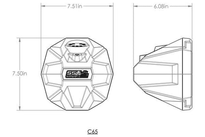 SSV Works Universal 6.5in Cage-Mounted Speaker Pods