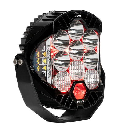 LP9 Pro LED Auxiliary Light Pod Light Pattern Driving/Combo Red Backlight Clear Lens Baja Designs - 320014