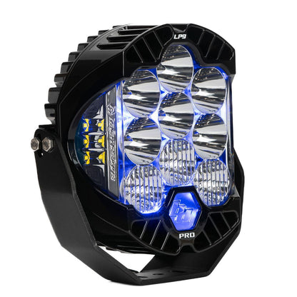 LP9 Pro LED Auxiliary Light Pod Light Pattern Driving/Combo Blue Backlight Baja Designs - 320015