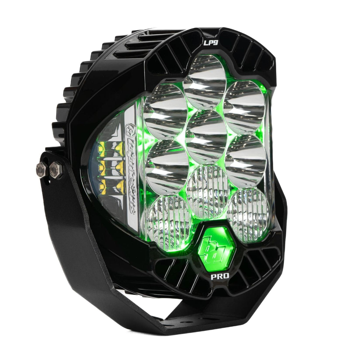 LP9 Pro LED Auxiliary Light Pod Light Pattern Driving/Combo Green Backlight  Baja Designs - 320016