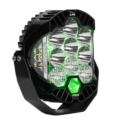LP9 Pro LED Auxiliary Light Pod Light Pattern Driving/Combo Green Backlight  Baja Designs - 320016