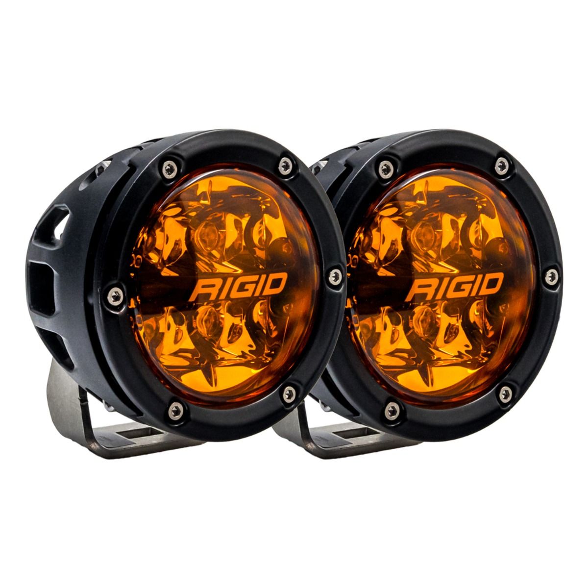 360-Series 4 Inch Spot with Amber PRO Lens Pair Rigid Industries - Default Title