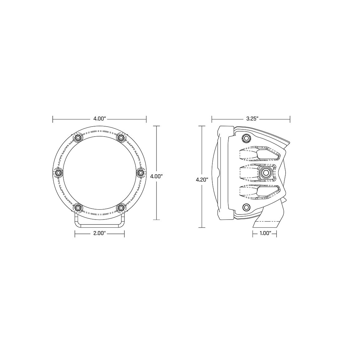 Rigid Industries 360-Series Spot with PRO Lens Pair