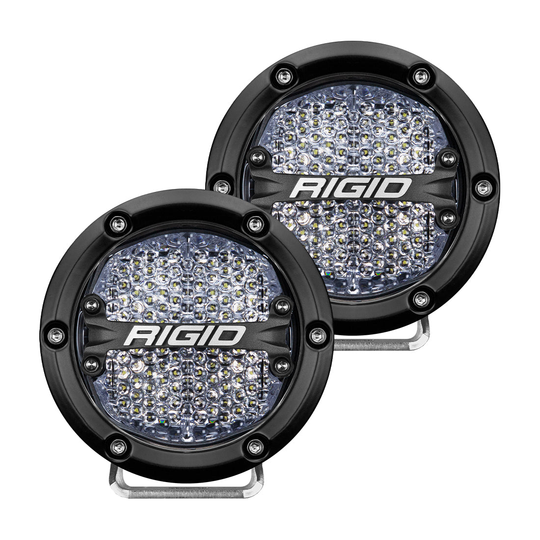 360-Series 4 Inch Led Off-Road Diffused White Backlight Pair RIGID Industries - Default Title