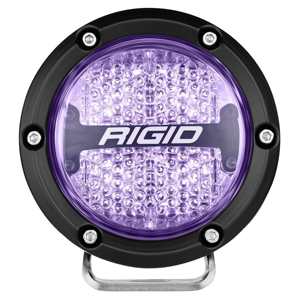 Rigid Industries 360-Series Off-Road Lamp Diffused Beam RGBW Backlight Set of 2