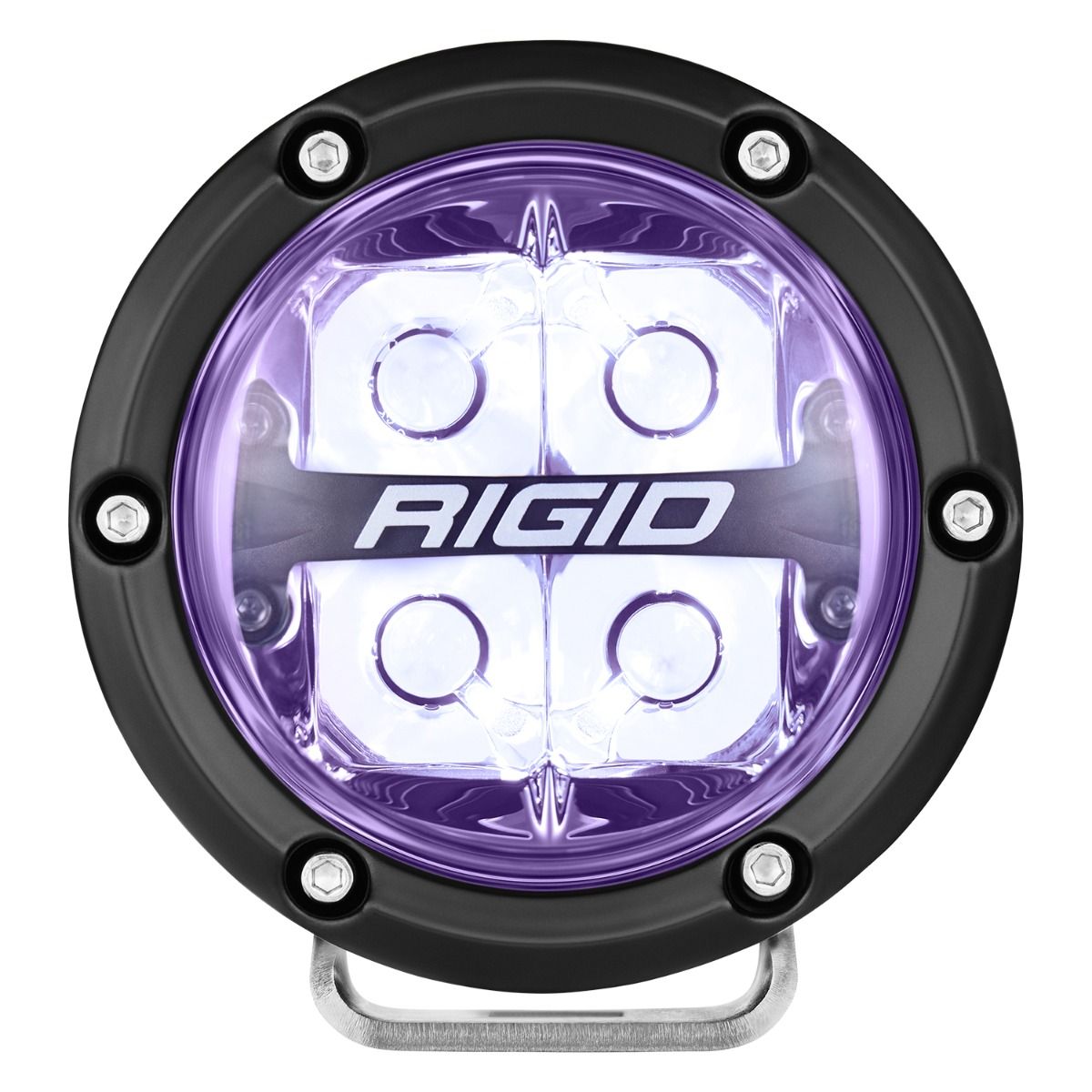 Rigid Industries 360-Series Off-Road Lamp Spot Beam RGBW Backlight Set of 2