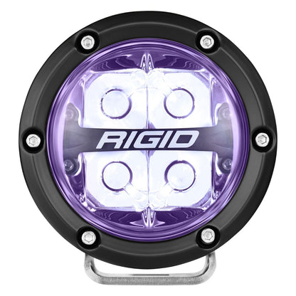 Rigid Industries 360-Series Off-Road Lamp Spot Beam RGBW Backlight Set of 2