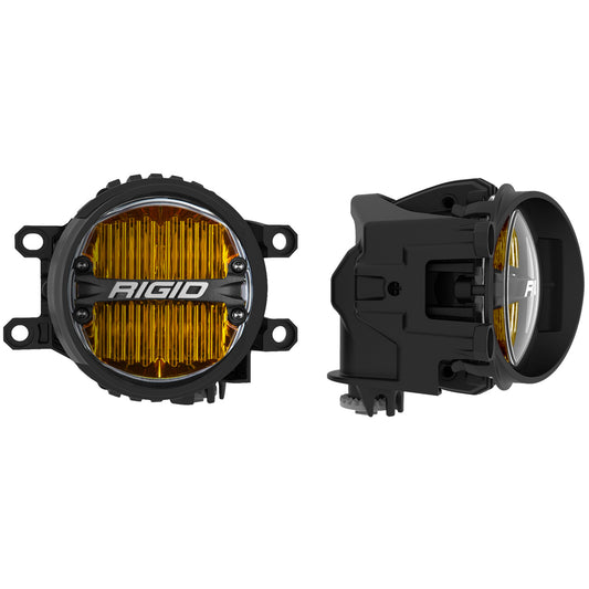 Toyota Fog Mount Kit For 10-20 Tundra/4Runner 16-20 Tacoma With 1 Set 360-Series 4.0 Inch SAE Yellow Lights RIGID Industries - Default Title