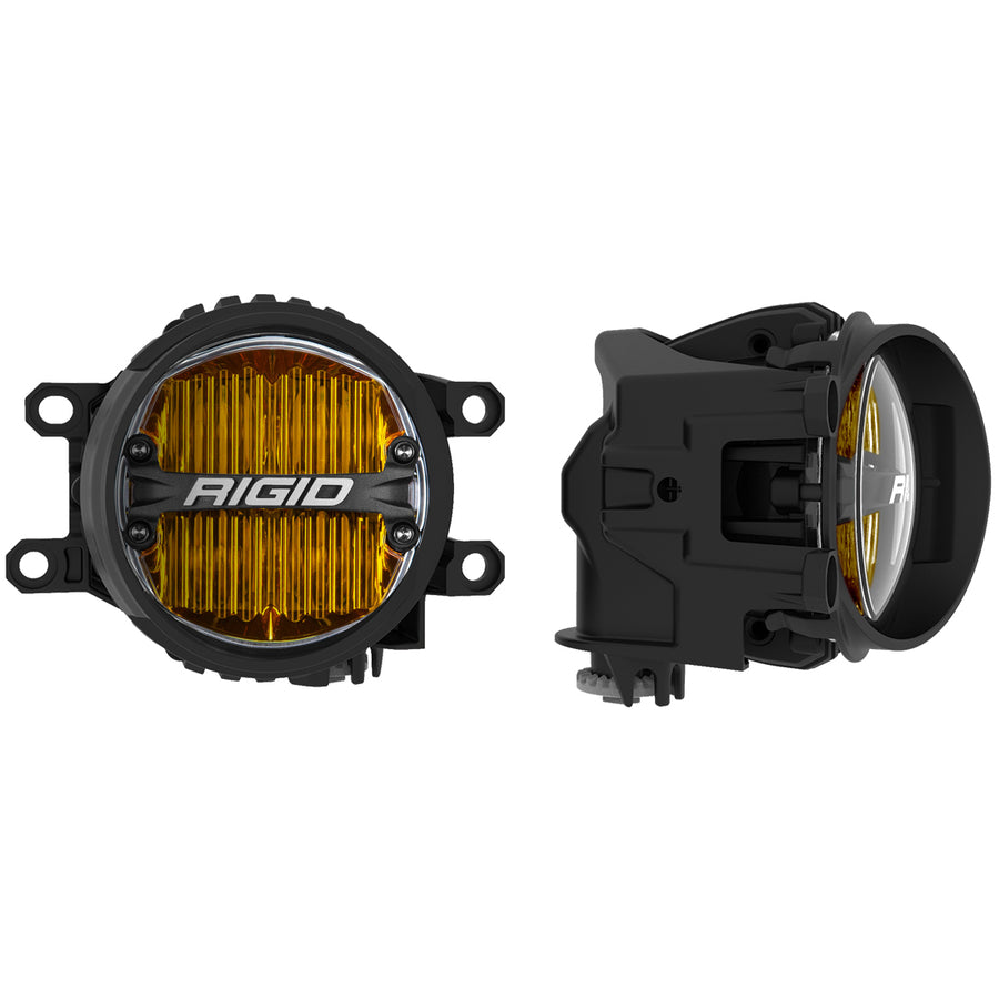Toyota Fog Mount Kit For 10-20 Tundra/4Runner 16-20 Tacoma With 1 Set 360-Series 4.0 Inch SAE Yellow Lights RIGID Industries - Default Title