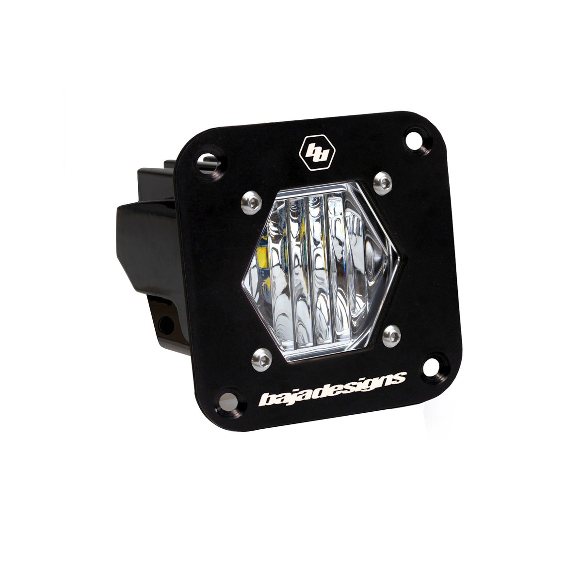 LED Light Pod Flush Mount Clear S1 Wide Cornering Baja Designs - 381005