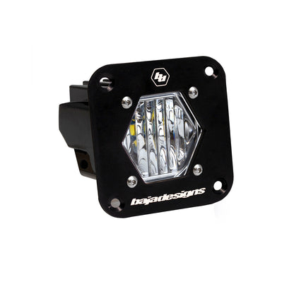LED Light Pod Flush Mount Clear S1 Wide Cornering Baja Designs - 381005
