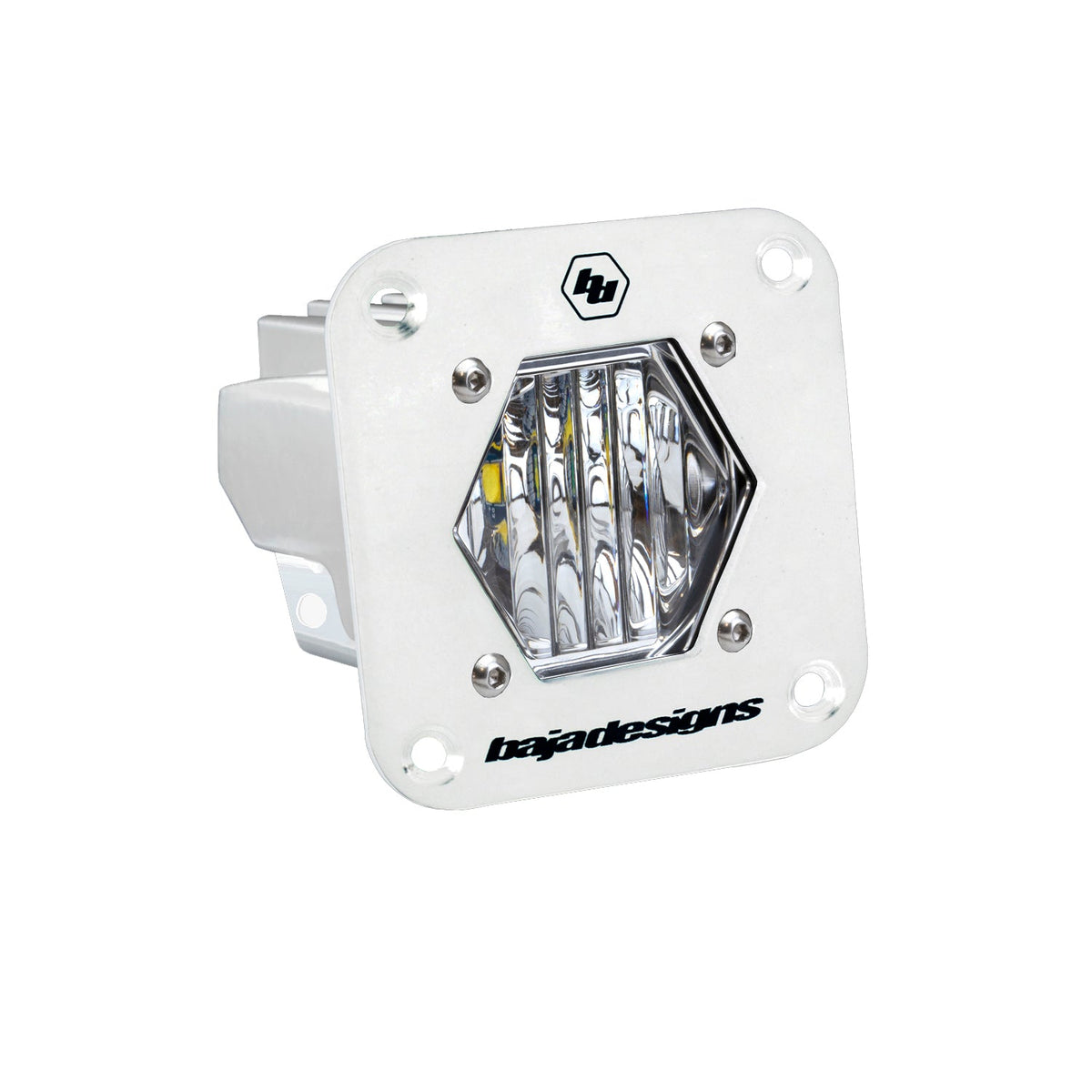S1 Flush Mount Wide Cornering LED White Baja Designs - 381005WT