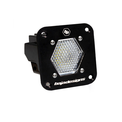 LED Light Pod Flush Mount Clear S1 Work/Scene Pattern Baja Designs - 381006