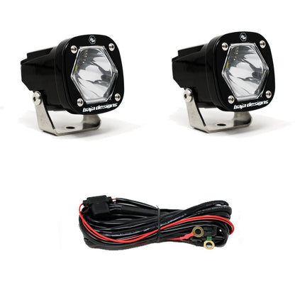 S1 Spot LED Light with Mounting Bracket Pair Baja Designs - 387801