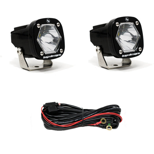 S1 Spot LED Light with Mounting Bracket Pair Baja Designs - 387801