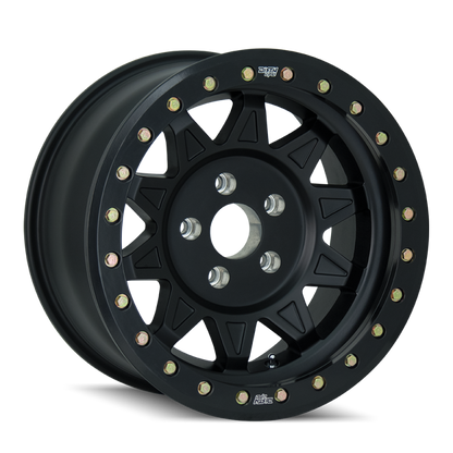 Dirty Life 9302 Roadkill Race 17x9/6x139.7 BP/-14mm Offset/106mm Hub Matte Black Wheel - Beadlock