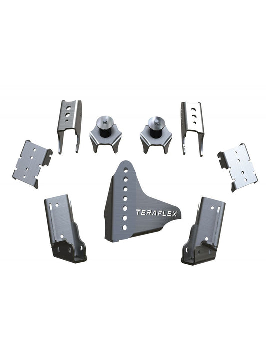 07-18 Wrangler JK Tera CRD60 Rear Axle Bracket Kit 3 Inch OD TeraFlex