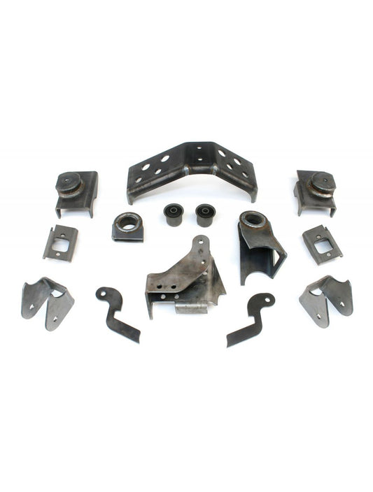 97-06 Jeep Wrangler TJ Dana 44/60 Front Axle Bracket Kit 3.25 Inch OD TeraFlex