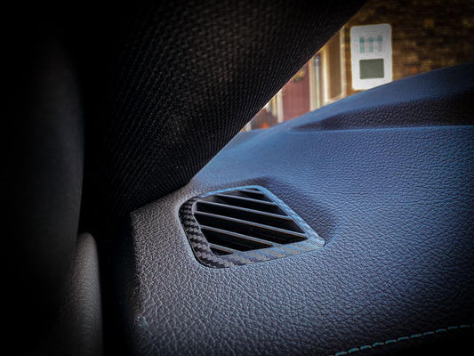 3D Carbon Defroster Trim Overlays - 2020+ Supra