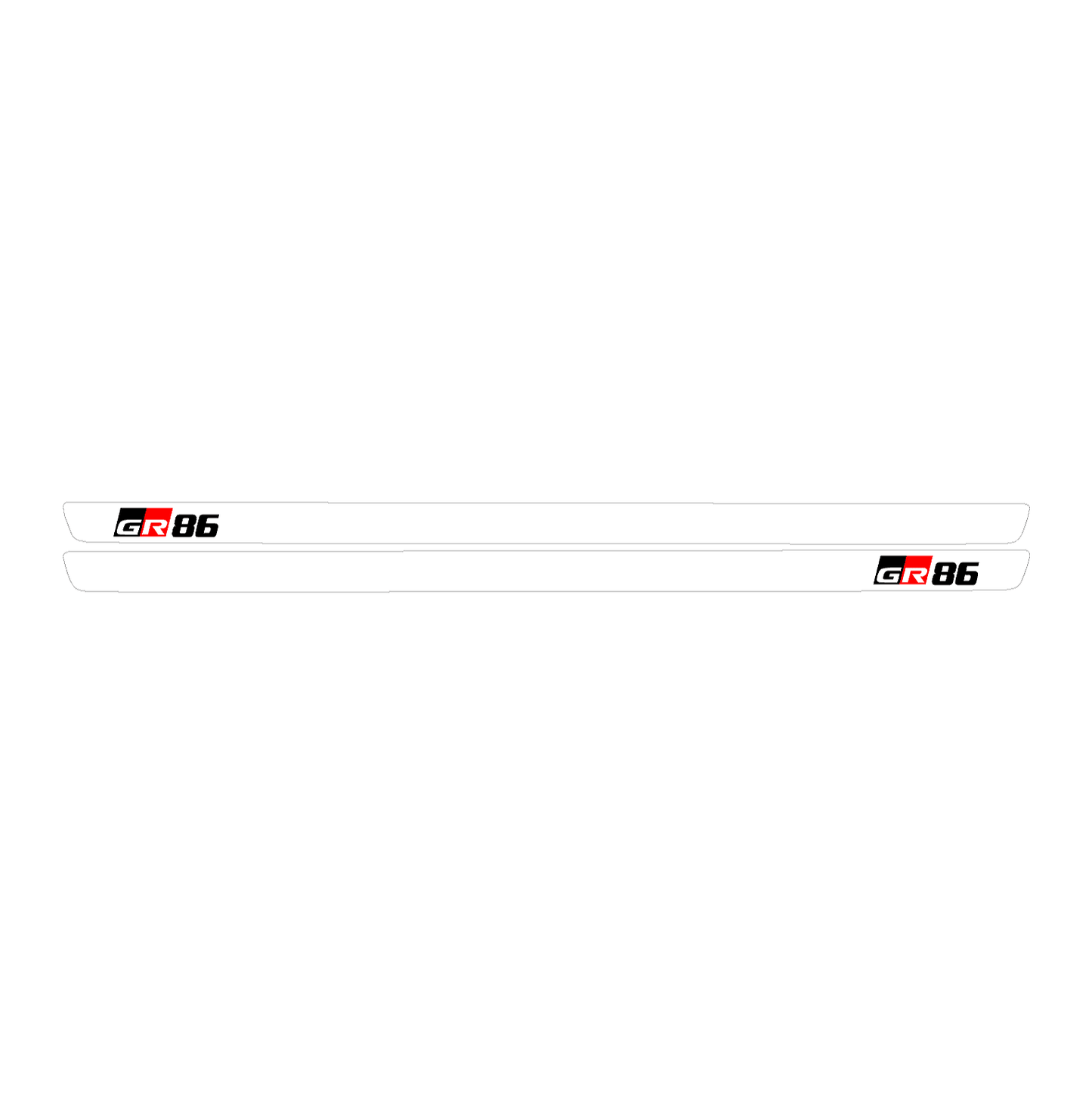 3D Carbon Door Sill Overlay Part 1 (Lower) - 2022+ BRZ / GR86