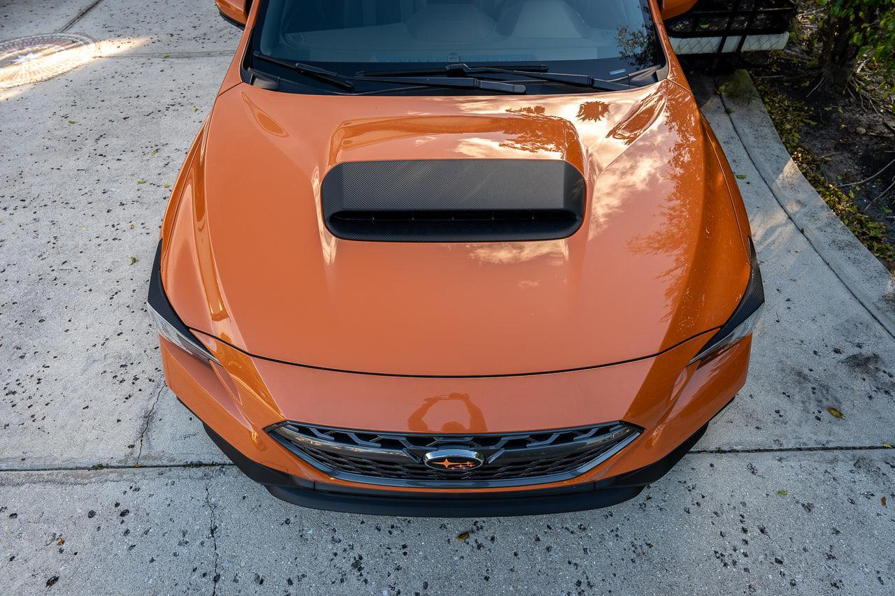 3D Carbon Headlight Eyebrows - 2022+ Subaru WRX