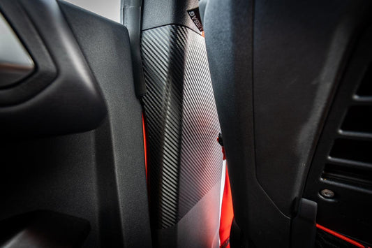 3D Carbon Seatbelt Trim Protector - 2021+ Bronco 4 Door
