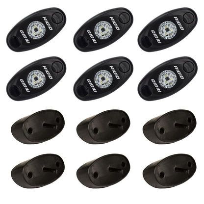Rock Light Kit Blue Set of 6 Lights A-Series RIGID Industries - Default Title