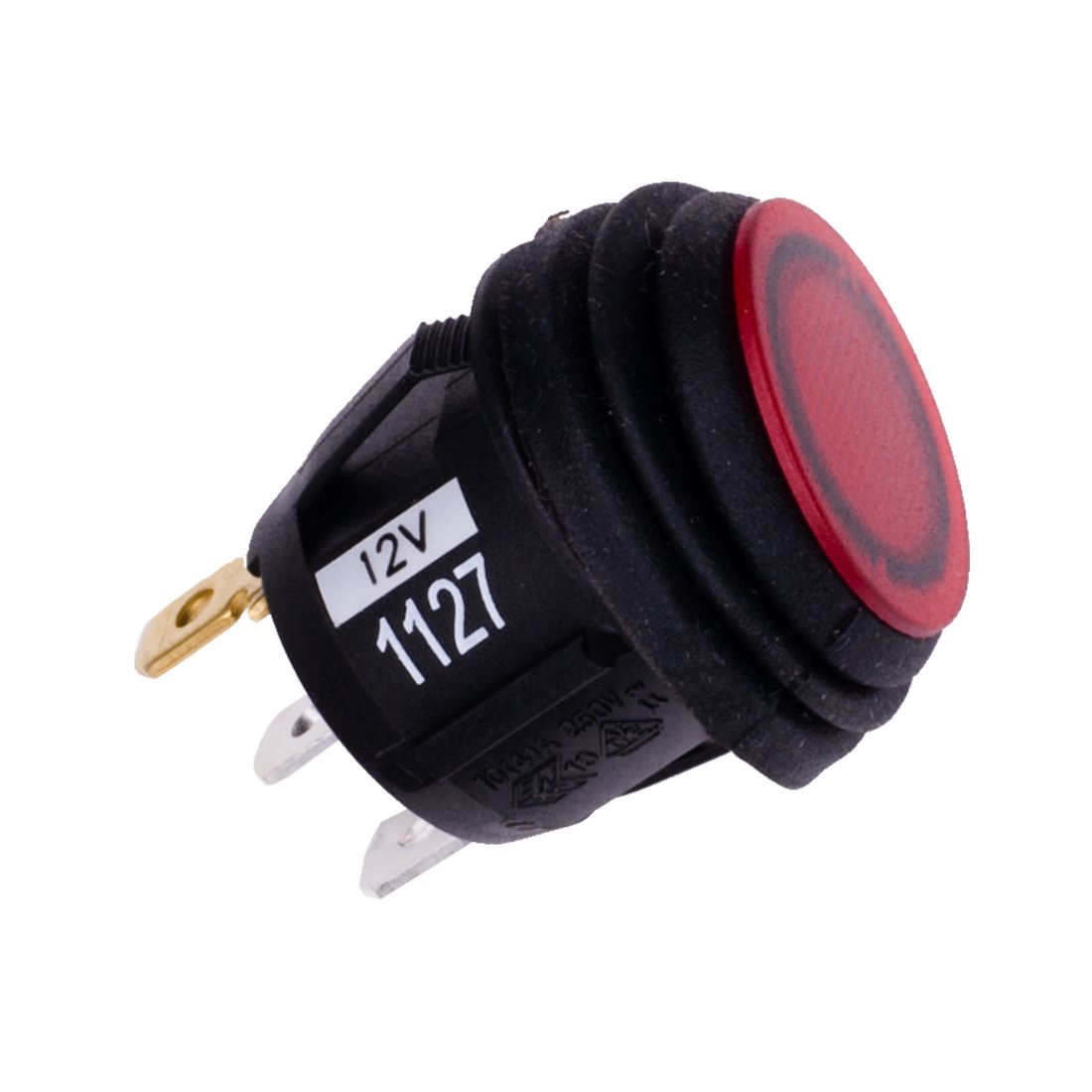 2 Position Rocker Switch Red RIGID Industries - Default Title