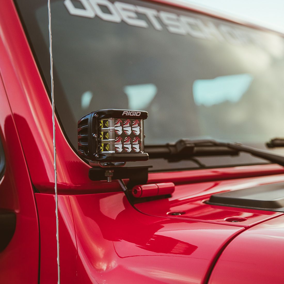 Rigid Industries 2018 Wrangler JL A-Pillar Mount