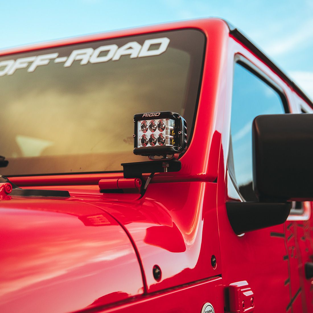 Rigid Industries 2018 Wrangler JL A-Pillar Mount