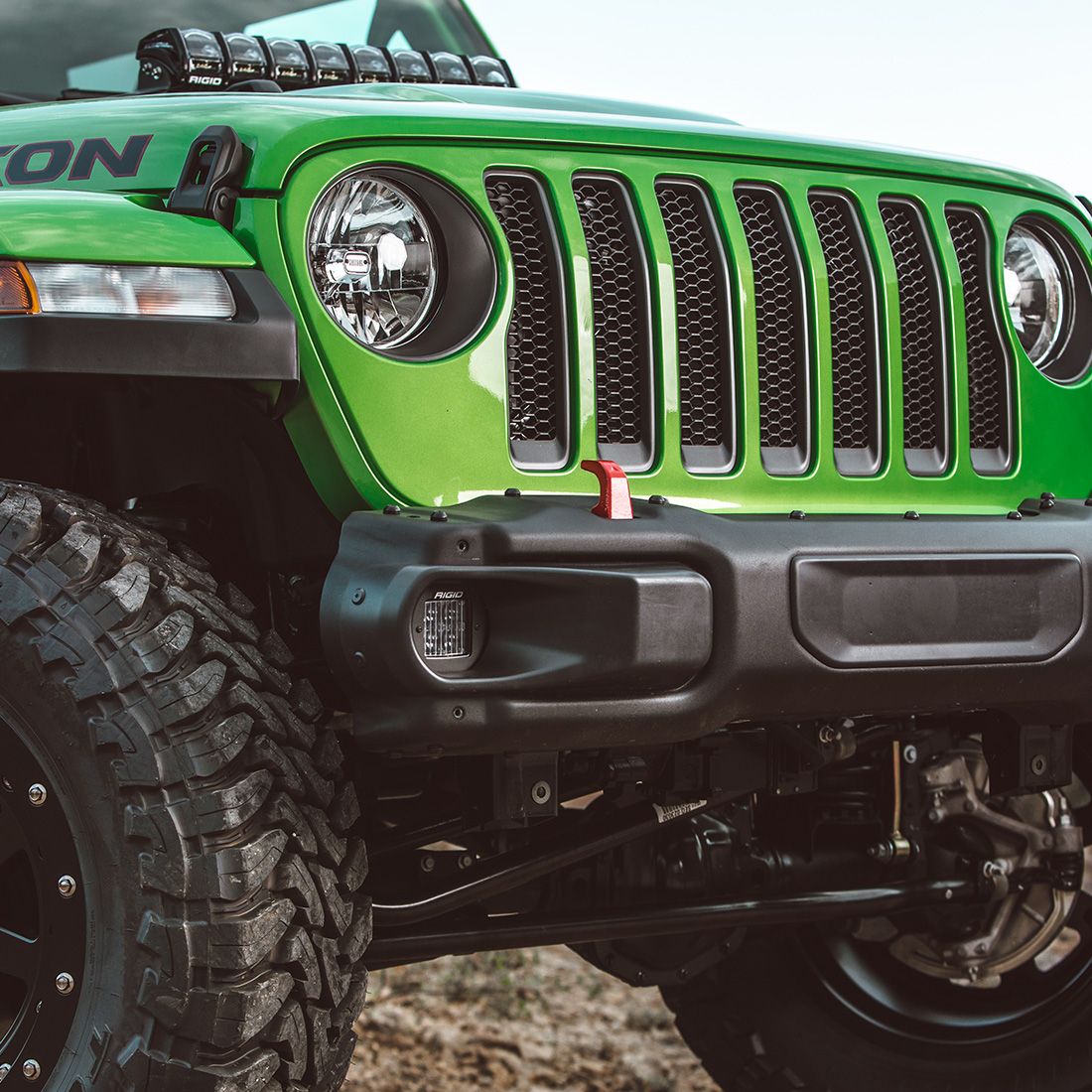 Rigid Industries 18-Pres Jeep Wrangler JL Fog Mount Fits 2 D-Series Pro