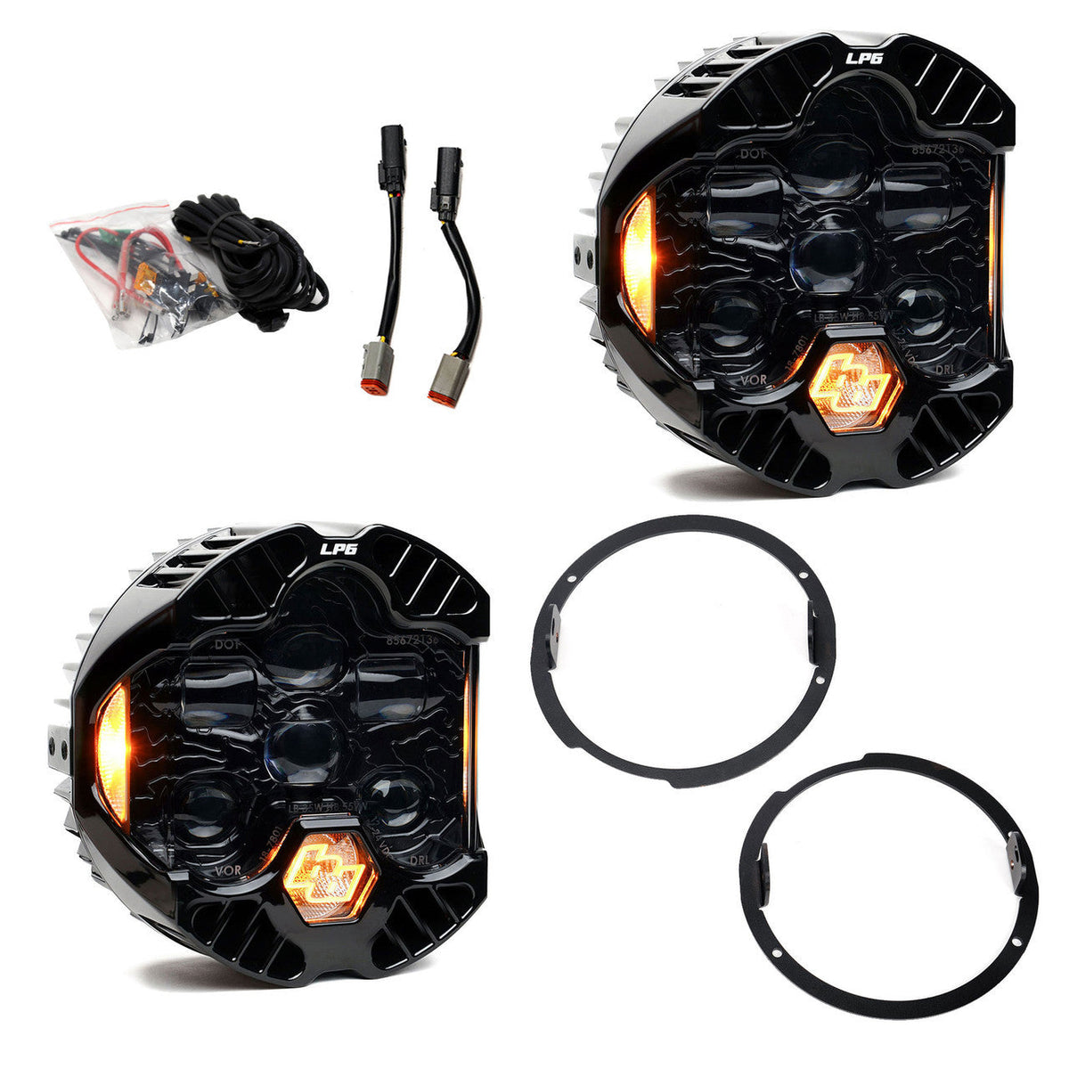 DOT LP6 LED Headlight Kit - Jeep 2007-2018 Wrangler JK