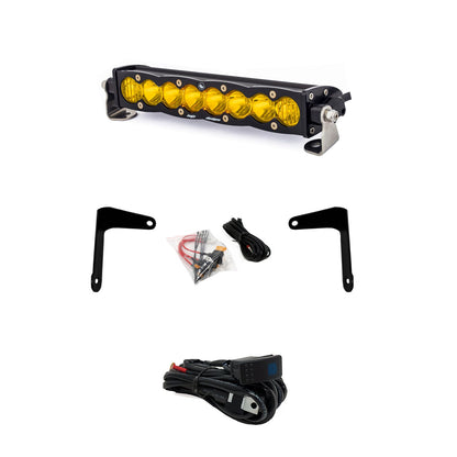 Can-Am X3 Shock Mount Kit w/10in S8 Light Bar Baja Amber Baja Designs - 447038