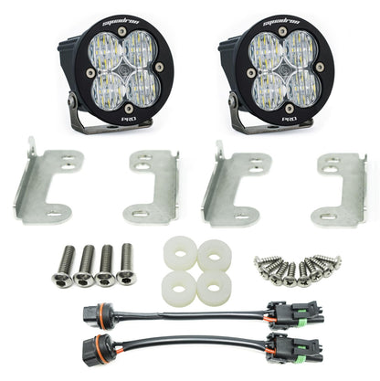 Jeep JL Fog Pocket Kit 2018 Wrangler JL Sahara Squadron R Pro Baja Designs - 447071