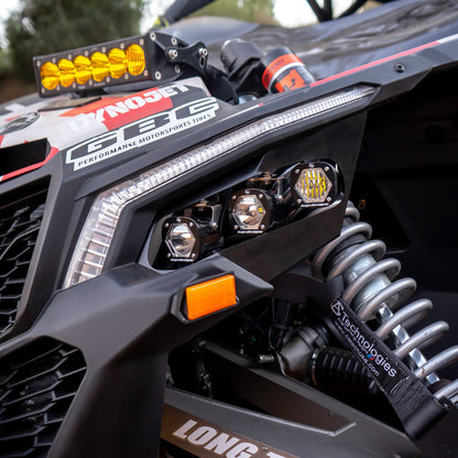 Can-Am X3 Headlight Kit S1 Laser W/C Baja Designs - 447075