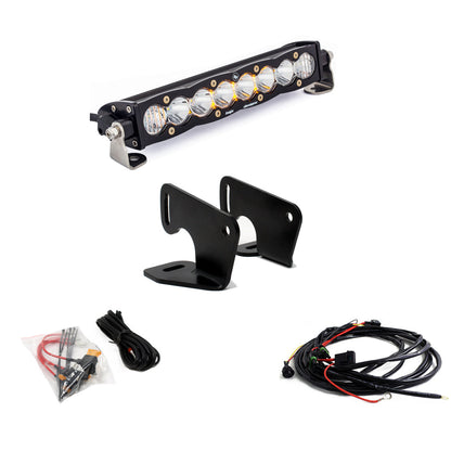 Polaris RZR Pro XP Hood Mount Light Kit 10 Inch S8 Baja Designs - 447166
