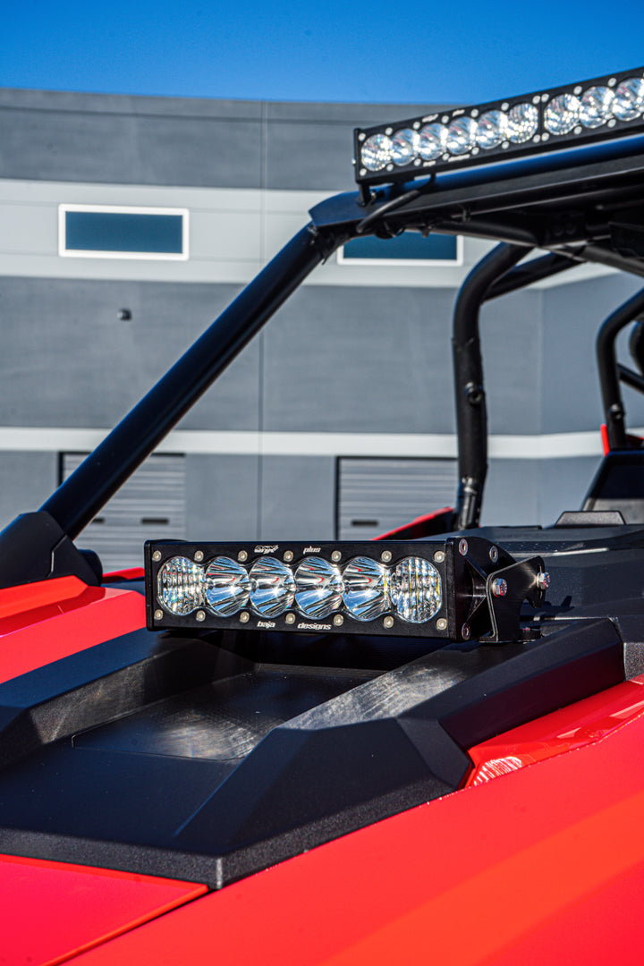 Polaris RZR Pro XP Hood Light Mount Kit 10 Inch OnX6+ Baja Designs - 447167