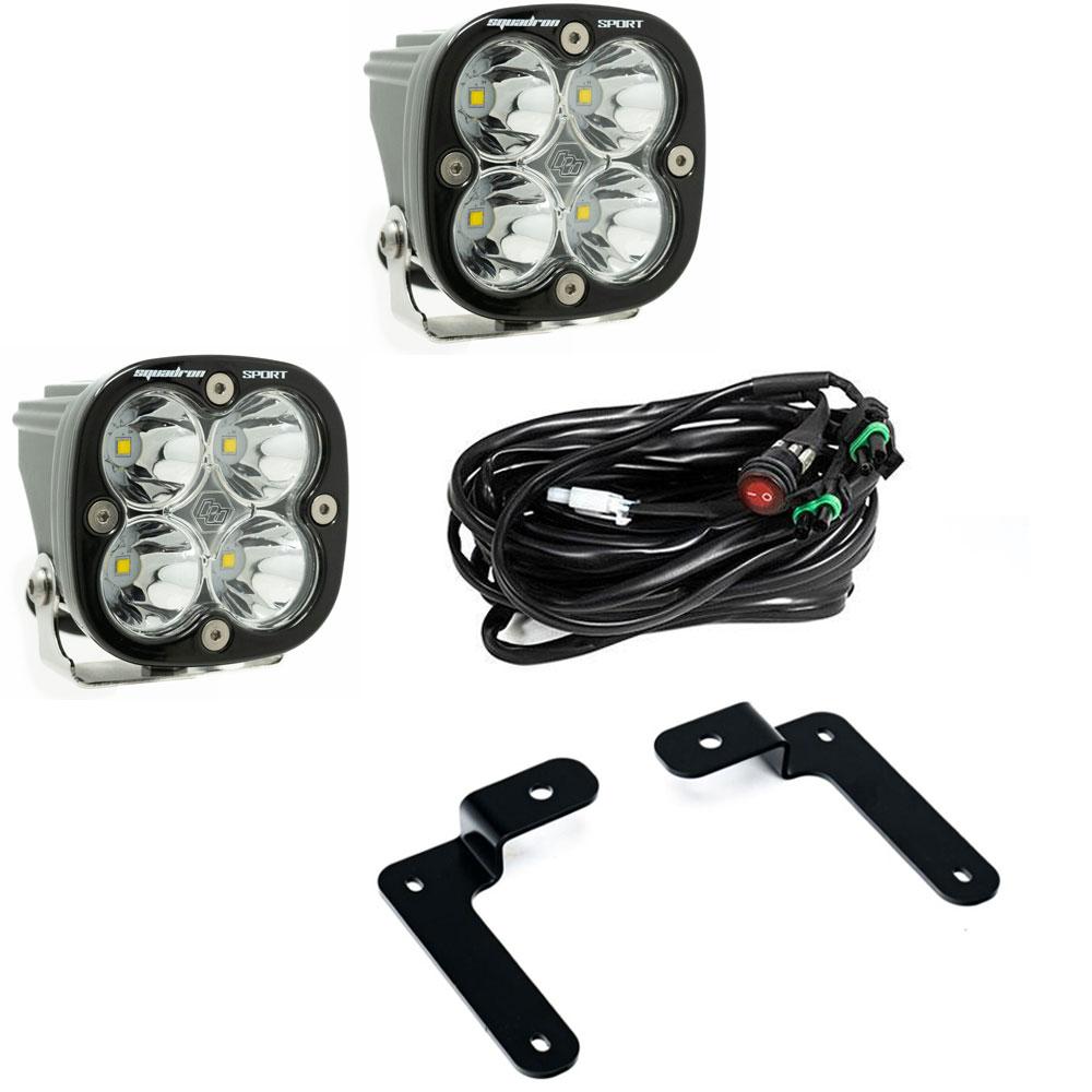 Jeep JL A-Pillar Light Kit 2018 Wrangler JL Sportsmen Kit Baja Designs - 447504
