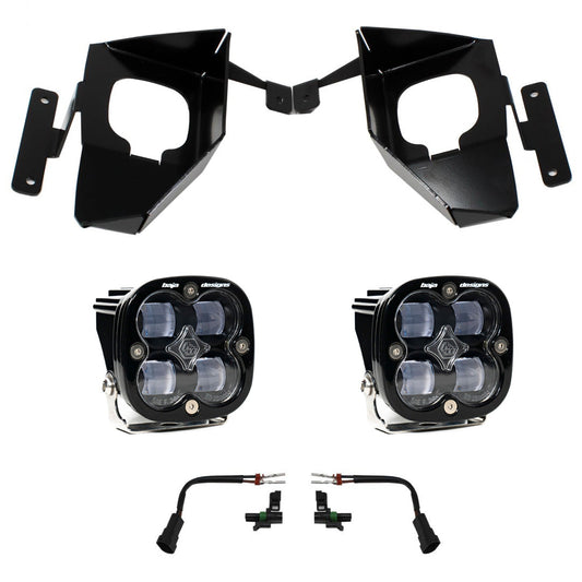 Silverado 1500 Fog Pocket Kit 16-18 Squadron SAE Clear Baja Designs - 447534