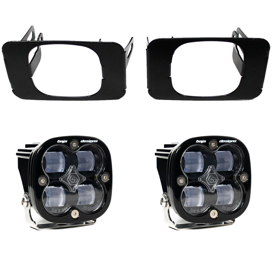 Super Duty Fog Lights SAE Fog Pocket Kit 17-18 Super Duty 15-18 F-150 Baja Designs - 447618