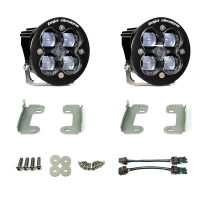 Jeep JK Fog Light Squadron-R SAE LED 07-18 Wrangler JK Fog Pocket Kit Baja Designs - 447621