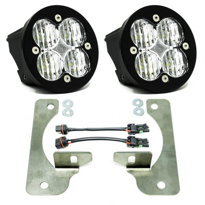 Jeep JL Fog Light Squadron-R 18-Pres Wrangler JL Rubicon Fog Pocket Kit Baja Designs Baja Designs - 447623