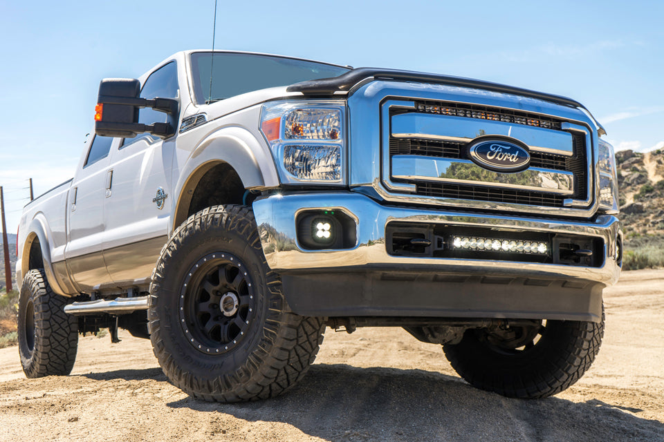 Super Duty Fog Lights Squadron Pro 11-16 Super Duty Fog Pocket Kit Baja Designs - 447631