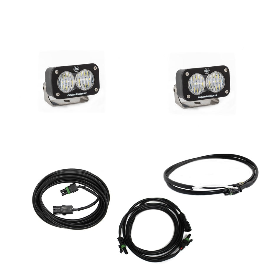 Jeep JL LED Light Kit Reverse Kit W/ Upfitter Dual S2 Sport W/C For 18-Pres Wrangler JL Baja Designs - 447651UP