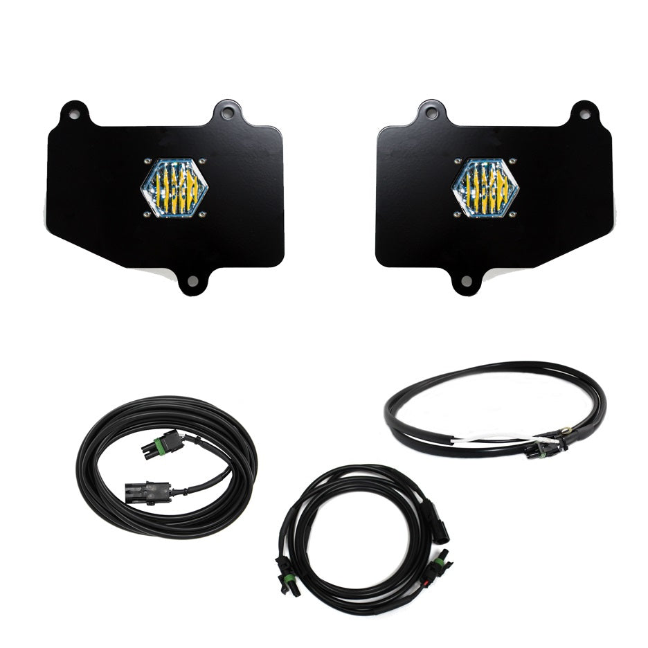 Jeep JT LED Light Dual S1 Reverse Kit w/Upfitter For 18-Pres Wrangler JT Baja Designs - 447652UP