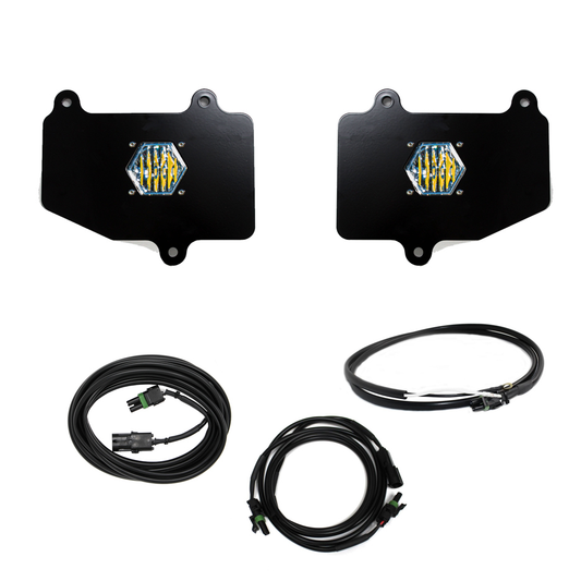 Jeep JT LED Light Dual S1 Reverse Kit w/Upfitter For 18-Pres Wrangler JT Baja Designs - 447652UP