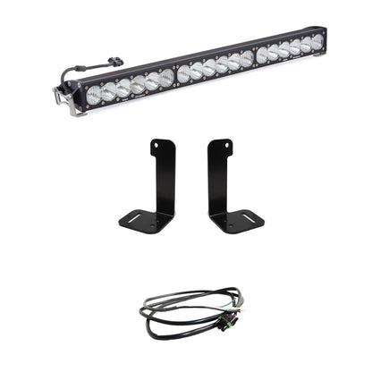 Jeep JL/JT 30 Inch OnX6+ Light Bar Kit w/Upfitter Baja Designs - 447657UP